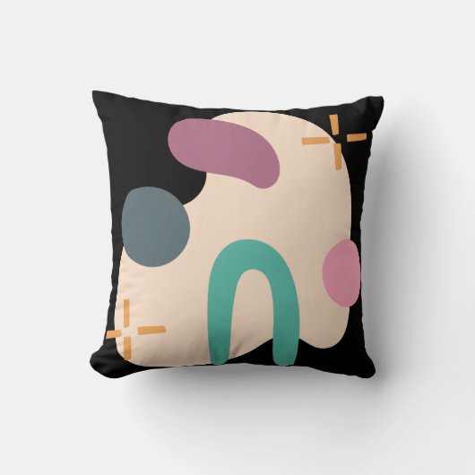 Abstrakte Kunst Kissen (Vorderseite)