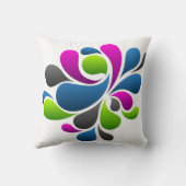 Abstrakte Kunst Kissen (Rückseite)