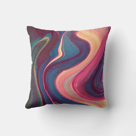 Abstrakte Kunst Kissen (Rückseite)