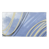 Abstrakte Kunst Kissenbezug (Rückseite-Links)