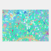Abstrakte Kunst: Kleine Meerestiere  Geschenkpapier Set (Vorderseite 3)
