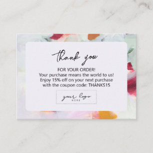 Abstrakte Kunst Kleinunternehmen Firmenlogo Brandi Visitenkarte