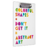 Abstrakte Kunst Klemmbrett (Rechts)