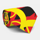 Abstrakte Kunst Krawatte (Gerollt)