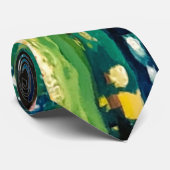 Abstrakte Kunst-Krawatte Krawatte (Gerollt)