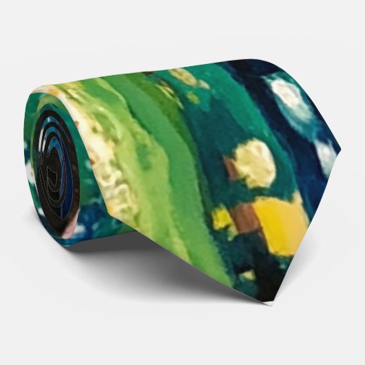 Abstrakte Kunst-Krawatte Krawatte (Gerollt)
