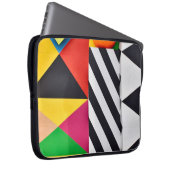 Abstrakte Kunst Laptopschutzhülle (Vorne Rechts)