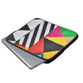 Abstrakte Kunst Laptopschutzhülle (Vorne Knopf)