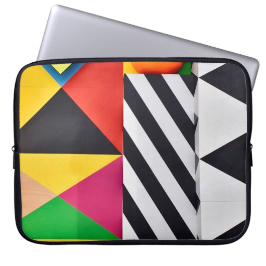 Abstrakte Kunst Laptopschutzhülle (Vorderseite)