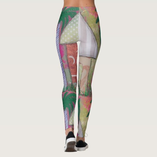 Abstrakte Kunst Leggings (Rückseite)