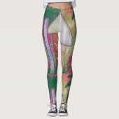 Abstrakte Kunst Leggings (Vorderseite)