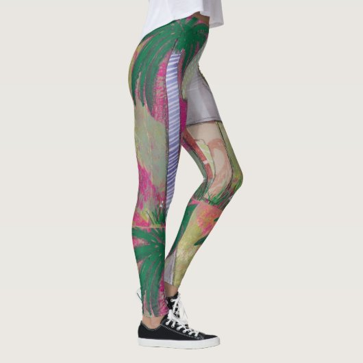 Abstrakte Kunst Leggings (Rechts)