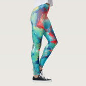 abstrakte Kunst Leggings (Rechts)