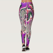 abstrakte Kunst Leggings (Rückseite)