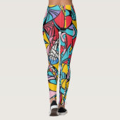 abstrakte Kunst Leggings (Rückseite)