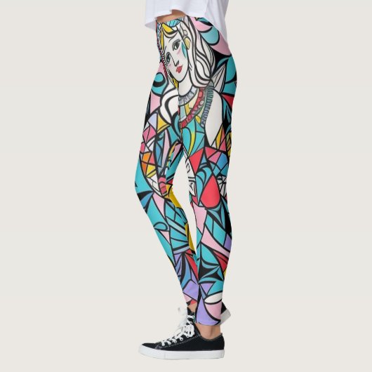 abstrakte Kunst Leggings (Links)