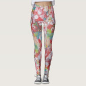 Abstrakte Kunst Leggings (Vorderseite)
