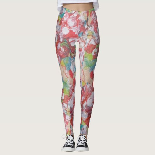 Abstrakte Kunst Leggings (Vorderseite)