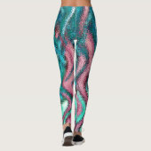 Abstrakte Kunst-Leggings durch Künstler Kevin Leggings (Rückseite)