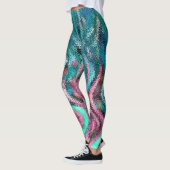 Abstrakte Kunst-Leggings durch Künstler Kevin Leggings (Links)