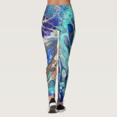 Abstrakte Kunst-Leggings Leggings (Rückseite)