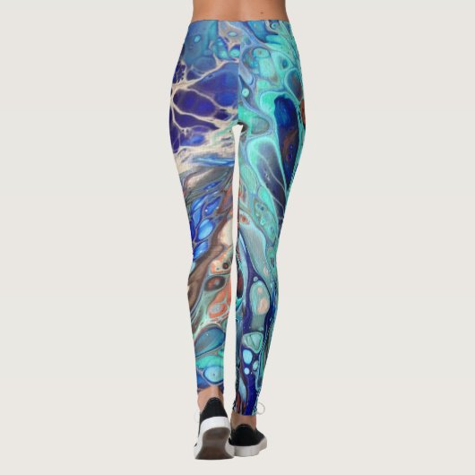 Abstrakte Kunst-Leggings Leggings (Rückseite)