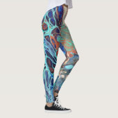 Abstrakte Kunst-Leggings Leggings (Rechts)