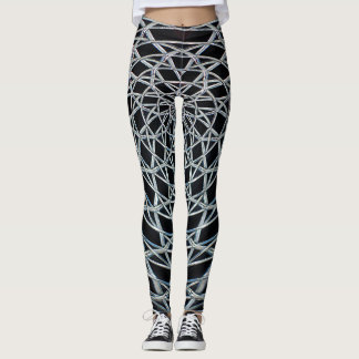Abstrakte Kunst-Leggings mit mutigem Muster Leggings