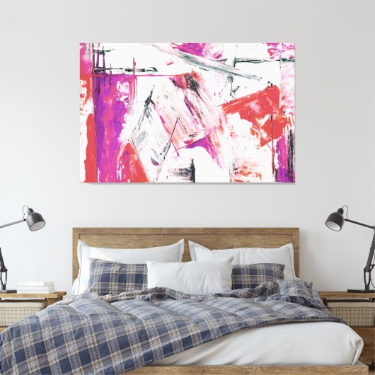 abstrakte Kunst Leinwanddruck (Insitu (Schlafzimmer))