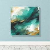 Abstrakte Kunst Leinwanddruck (Insitu (Holzboden))