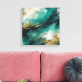 Abstrakte Kunst Leinwanddruck (Insitu (Wohnzimmer))