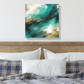 Abstrakte Kunst Leinwanddruck (Insitu (Schlafzimmer))