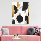 Abstrakte Kunst Leinwanddruck (Insitu (Wohnzimmer))