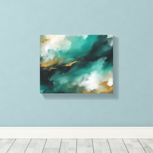 Abstrakte Kunst Leinwanddruck (Insitu (Holzboden))