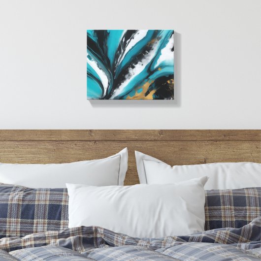 Abstrakte Kunst Leinwanddruck (Insitu (Schlafzimmer))