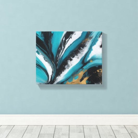 Abstrakte Kunst Leinwanddruck (Insitu (Holzboden))