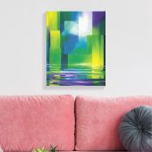 Abstrakte Kunst Leinwanddruck (Insitu (Wohnzimmer))