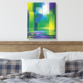 Abstrakte Kunst Leinwanddruck (Insitu (Schlafzimmer))