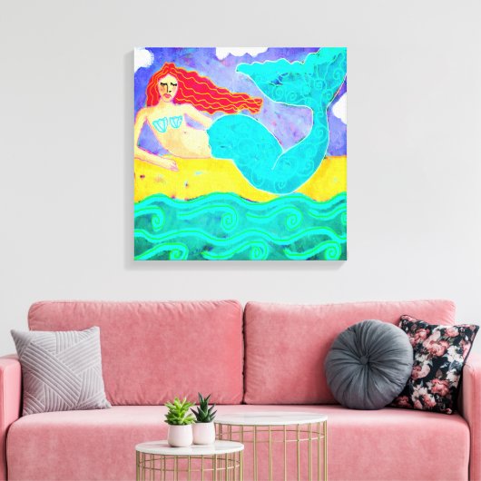 Abstrakte Kunst Leinwanddruck (Insitu (Wohnzimmer))