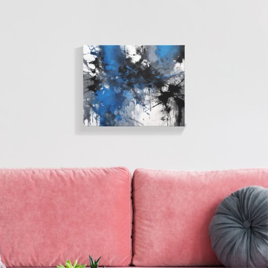 Abstrakte Kunst Leinwanddruck (Insitu (Wohnzimmer))