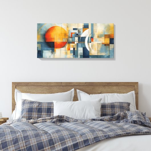 Abstrakte Kunst Leinwanddruck (Insitu (Schlafzimmer))