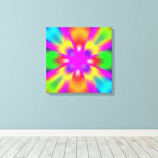 Abstrakte Kunst Leinwanddruck (Insitu (Holzboden))