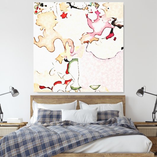 Abstrakte Kunst Leinwanddruck (Insitu (Schlafzimmer))