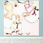 Abstrakte Kunst Leinwanddruck (Insitu (Holzboden))