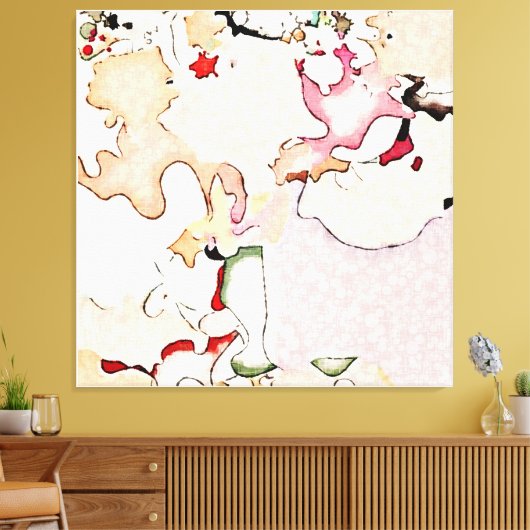 Abstrakte Kunst Leinwanddruck (Insitu (Wohnzimmer))