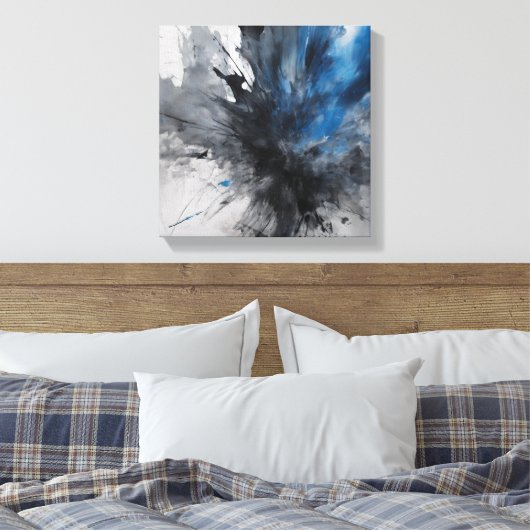 Abstrakte Kunst Leinwanddruck (Insitu (Schlafzimmer))