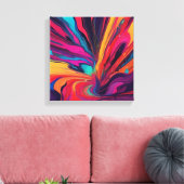 Abstrakte Kunst Leinwanddruck (Insitu (Wohnzimmer))