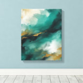 Abstrakte Kunst Leinwanddruck (Insitu (Holzboden))