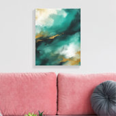 Abstrakte Kunst Leinwanddruck (Insitu (Wohnzimmer))