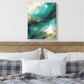 Abstrakte Kunst Leinwanddruck (Insitu (Schlafzimmer))